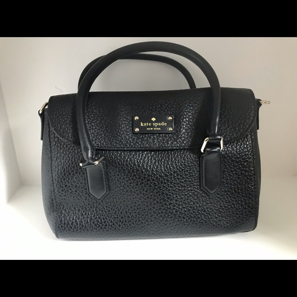 Kate spade black satchel. Never used.